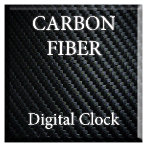 Carbon Fiber Digital Clock