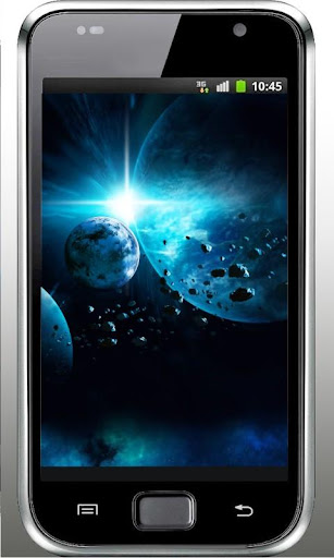 Galaxy Blue Star livewallpaper