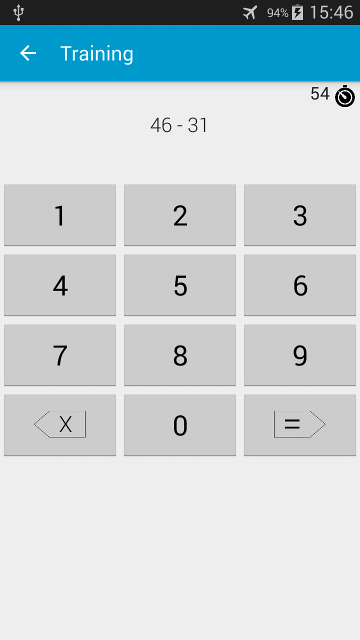 Mental Calculation Screen 3