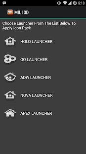 MIUI 3D -Nova Apex Holo ADW GO Screenshots 4