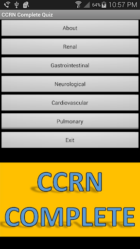 CCRN Complete Quiz FREE