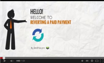 How to reverse a Paid Payment