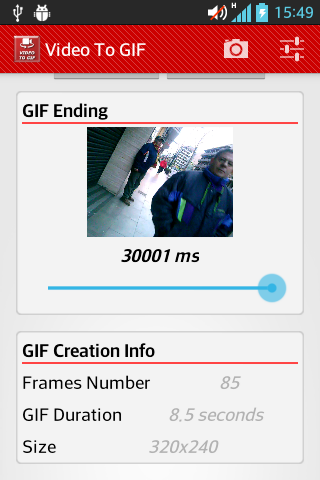 Video To GIF Pro Screen 3