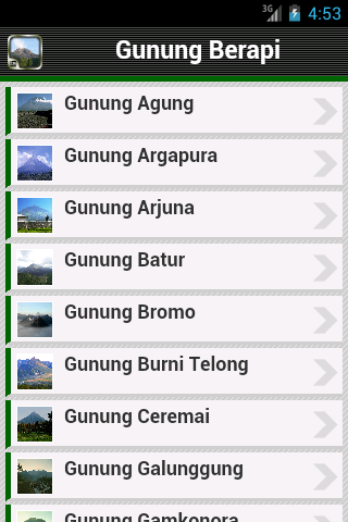 Gunung Berapi Indonesia