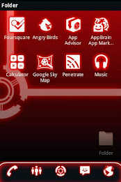 ADW Theme Glow Legacy Red Pro poster 2