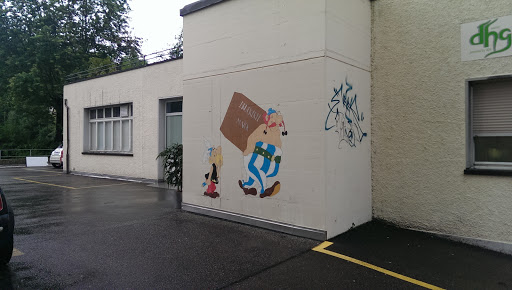 Asterix and Obelix Mural