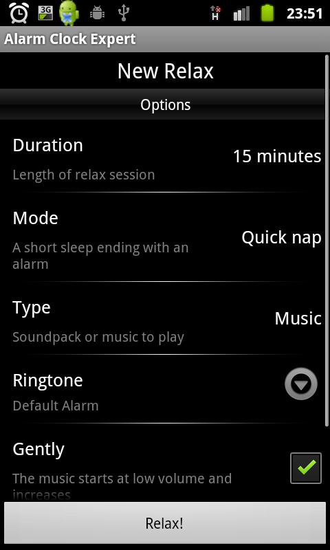 Alarm Clock Expert Full Screen 3