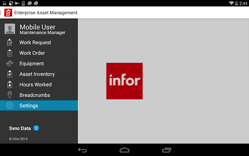 Infor EAM Mobile Disconnected