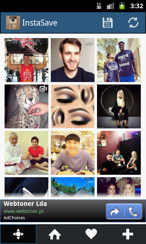 Android application InstaSave screenshort