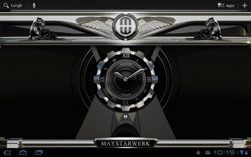 【免費個人化App】Clock Widget Black Panther-APP點子