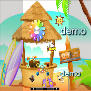 Cartoon Beach lwp demo