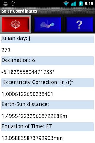 Solar Coordinates