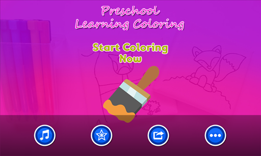 Preschool Learning Coloring