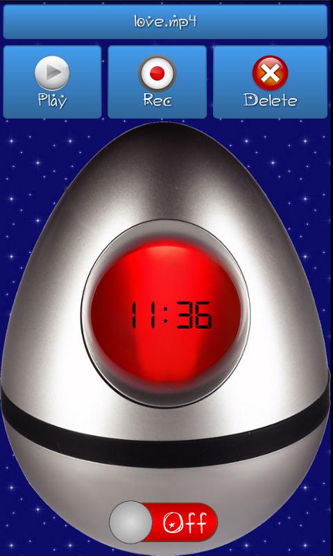 Voice your alarm! Pro Screen 1