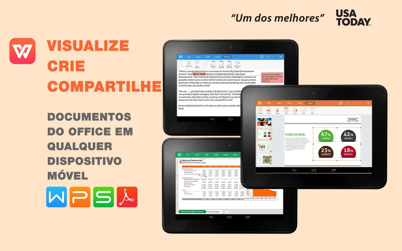 WPS Office: PPT, DOC, XLS, PDF - Screenshot