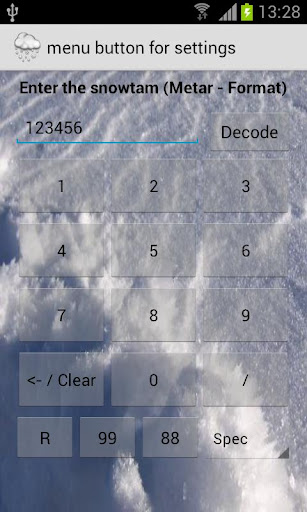 Snowtam Decoder