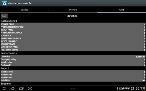Ultimate Team Trader 14 - screenshot thumbnail