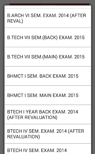 Exam Result - For Every Exam