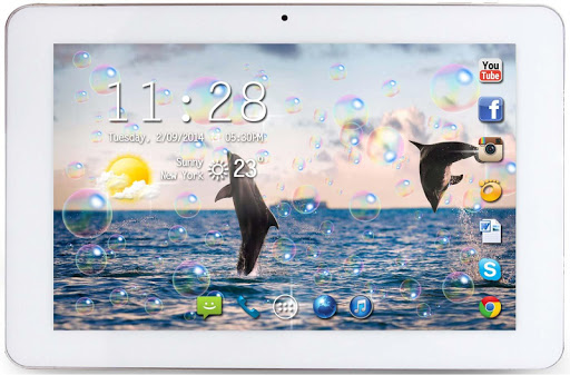 【免費個人化App】Dolphin Sunset live wallpaper-APP點子