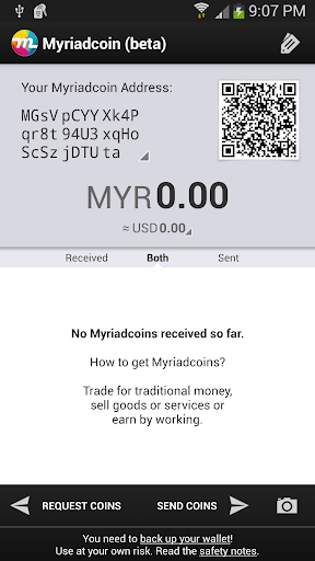 Myriadcoin Wallet