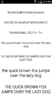 Písma pro FlipFont #13 - náhled