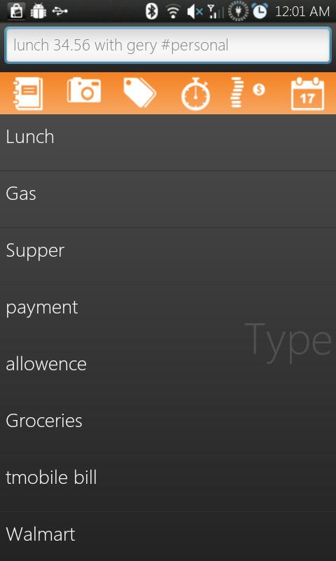 Xpenser (unofficial) Screen 2