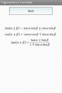 Lastest Trigonometric Formulas APK