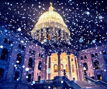 download christmas night city wallpaper free