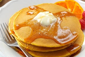 Fluffy Pumpkin Pancakes