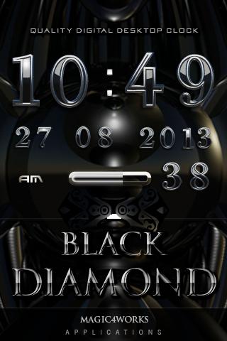 Black Diamond digital Clock