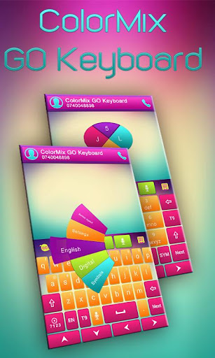 Color Mix GO Keyboard Theme