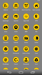 Free VM5 Yellow Icon Set APK for Android