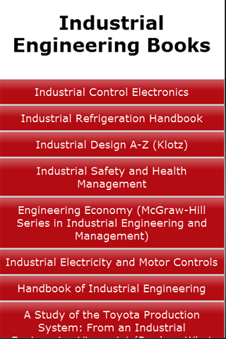 Industrial Engineering Books