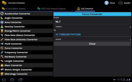 【免費書籍App】Concrete Calculator Tablet-APP點子