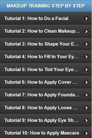 Makeup Training Step by Step