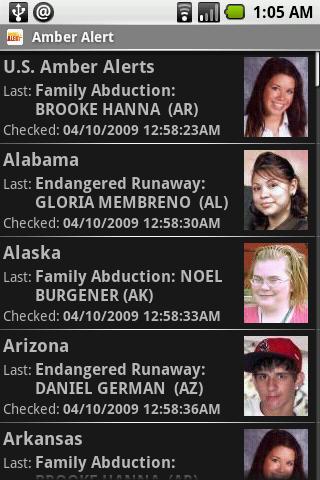 Amber Alert Screen 3