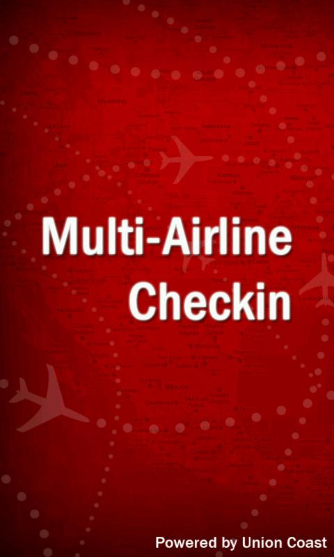 Android application Airline Checkin screenshort
