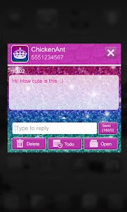 Lastest Keep Calm Sparkle GO SMS Theme APK for PC