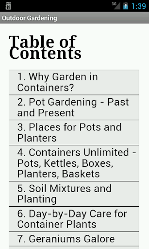 Outdoor Gardening in Pots