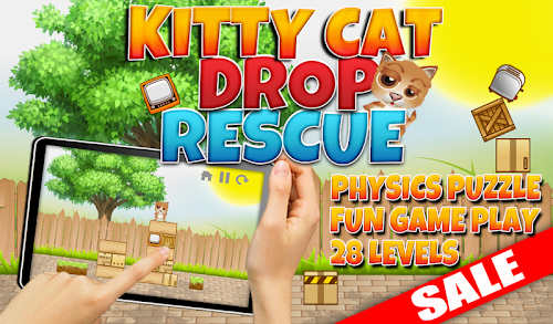 Android application Kitty Cat Physics Puzzle Logic screenshort