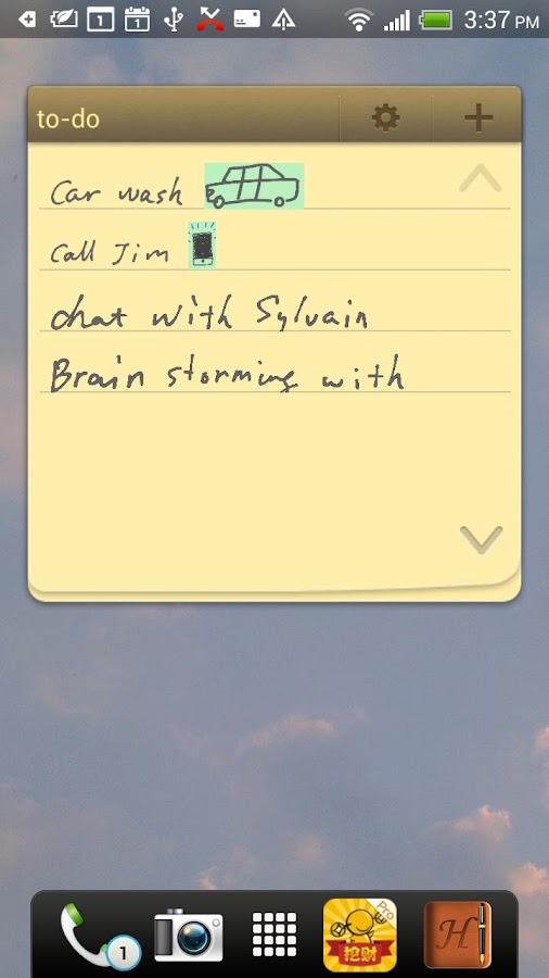 Handrite note Notepad Pro - screenshot