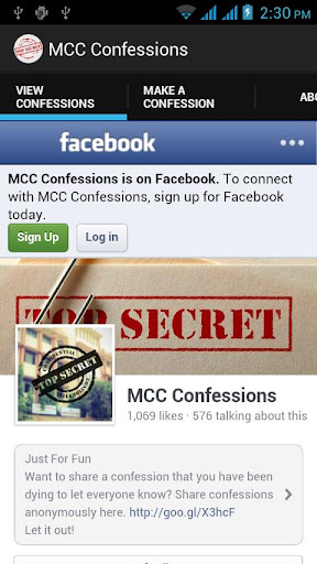 MCC Confessions