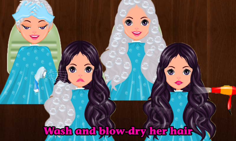 Android application Hair salon Hairdo - Girl games screenshort