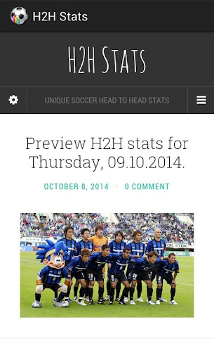 【免費運動App】H2H Stats-APP點子