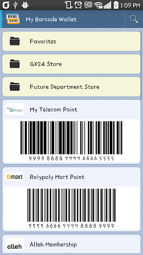 My Barcode Wallet