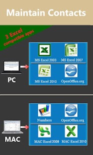 Excel<->Contacts - screenshot thumbnail