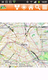 Paris Offline mappa Map Screenshots 14