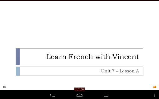 French with Vincent - Unit 7