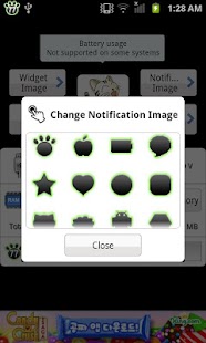 Battery widget Z-Galaxy Player Screenshots 6