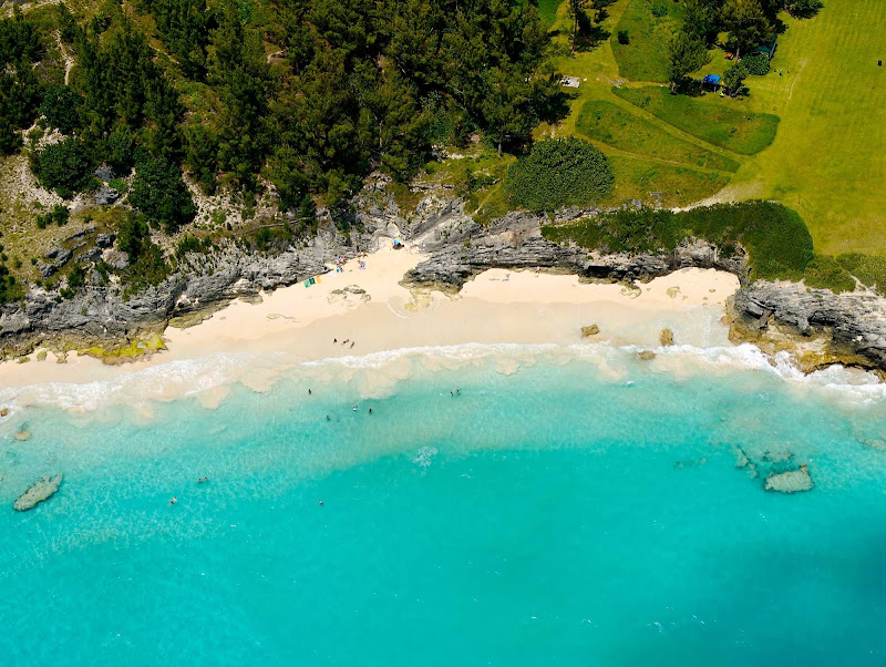 West Whale Bay in Bermuda features a secluded beach.